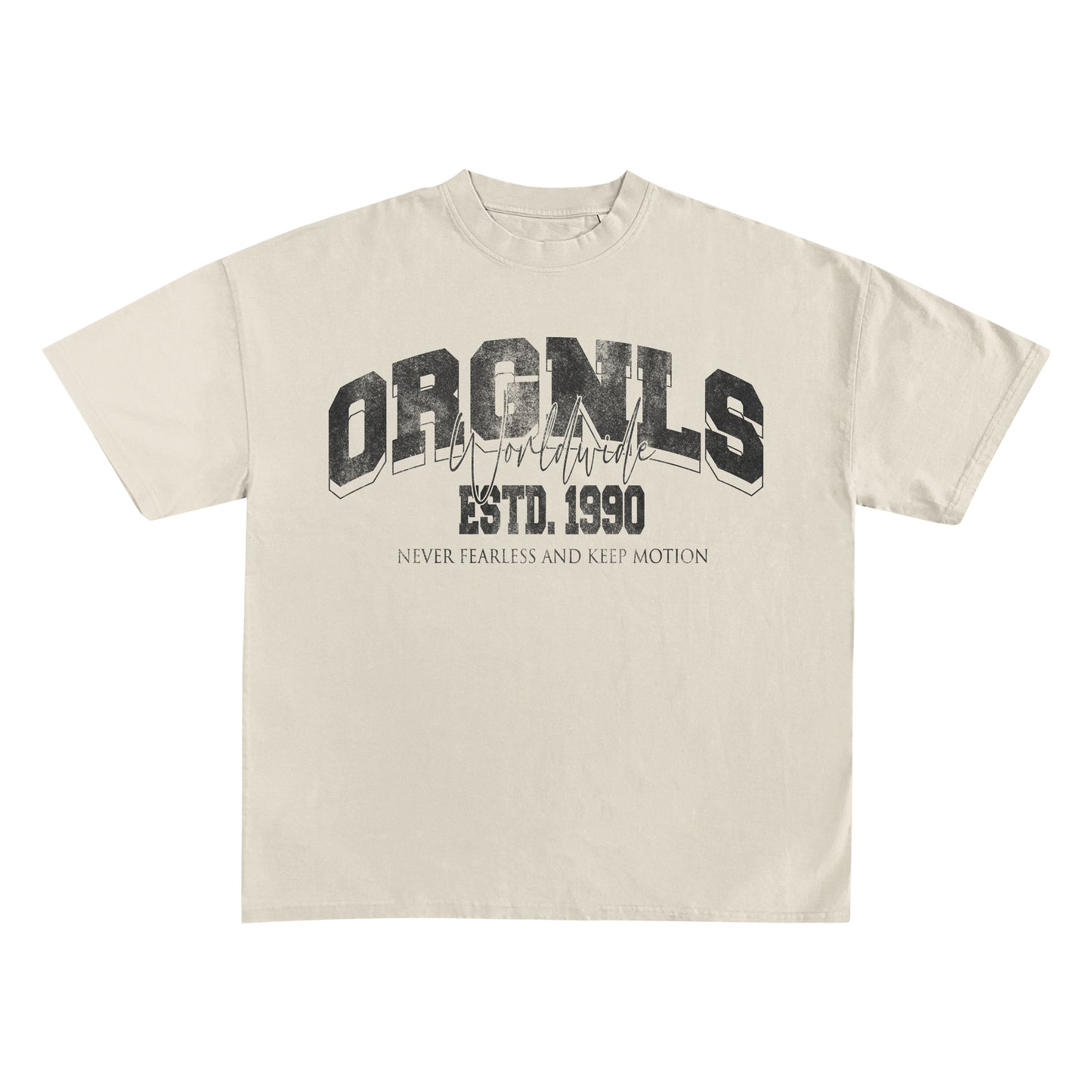 Orgnls Never Fearless and Keep Motion T-Shirt